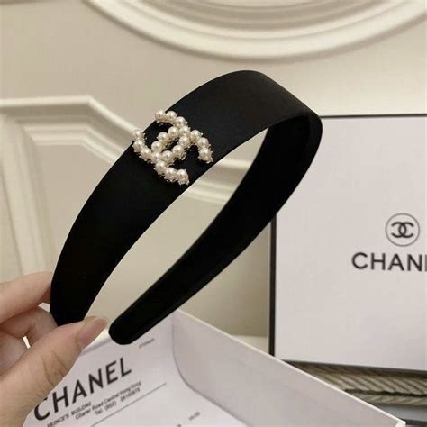 chanel pearl headband|chanel headband price.